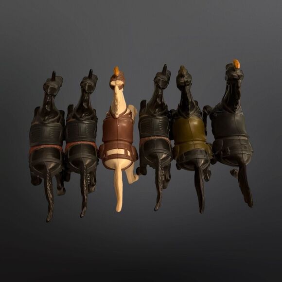 6 Vintage 1988 Willow Tonka Horses GENERAL KAEL & NOCKMAAR WARRIOR Figures B23 - Picture 9 of 9